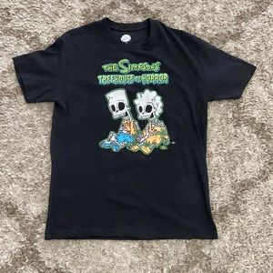 Skeleton Simpsons graphic tee
